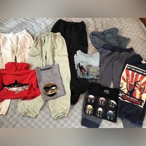 Boys lot sz 8-10-12 pants shirts, 11 pieces